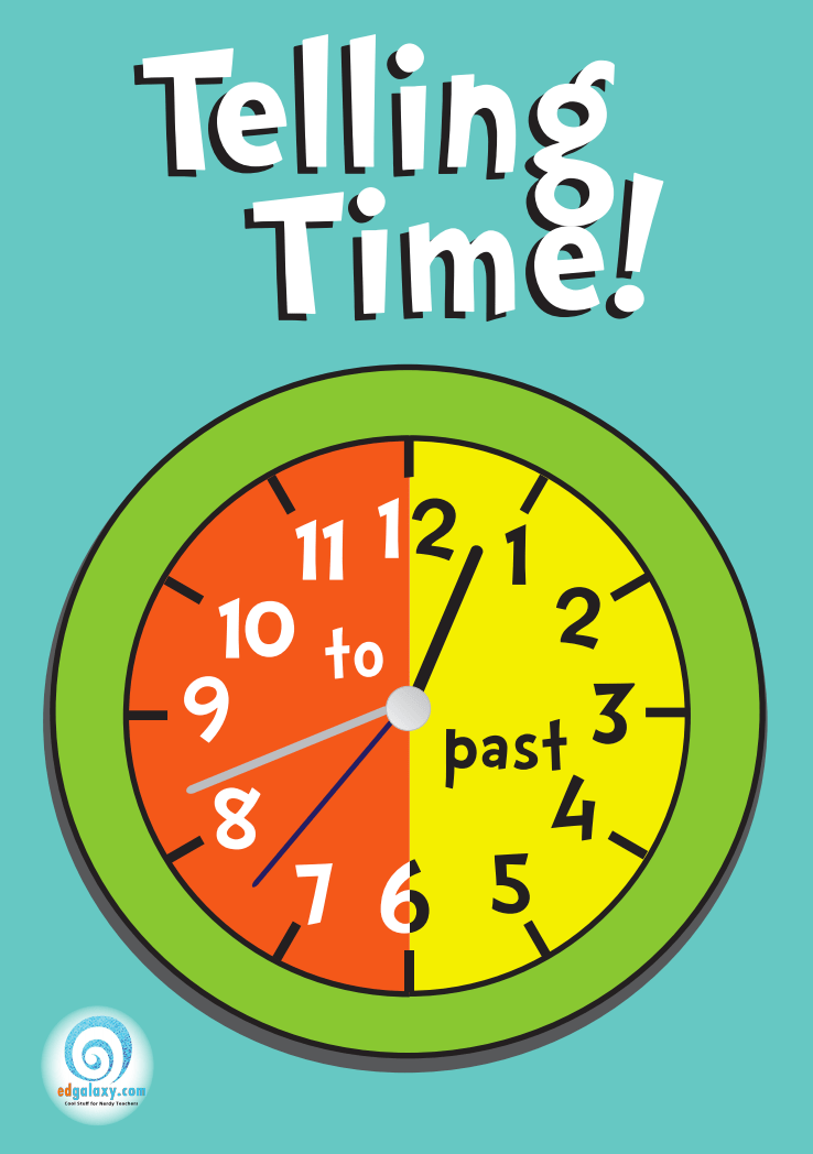 Telling Time Poster — Edgalaxy Cool Stuff for Nerdy teachers